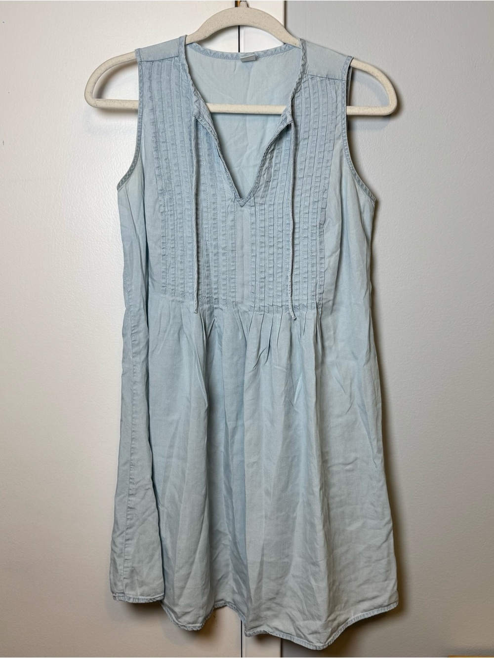Old Navy Sleeveless Light Blue Tunic Dress